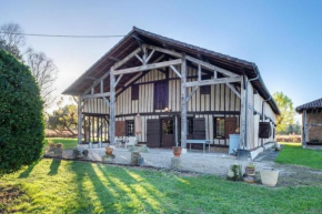 Maison landaise avec jardin clos, idéal pour animaux